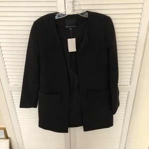 Long black Harlow’s & Graham Coat NWT